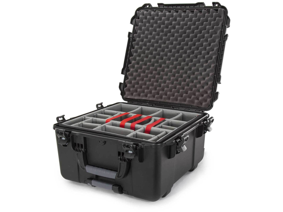 Nanuk 968 Protective Case w/Padded Divider Black Large 968S-020BK-0A0