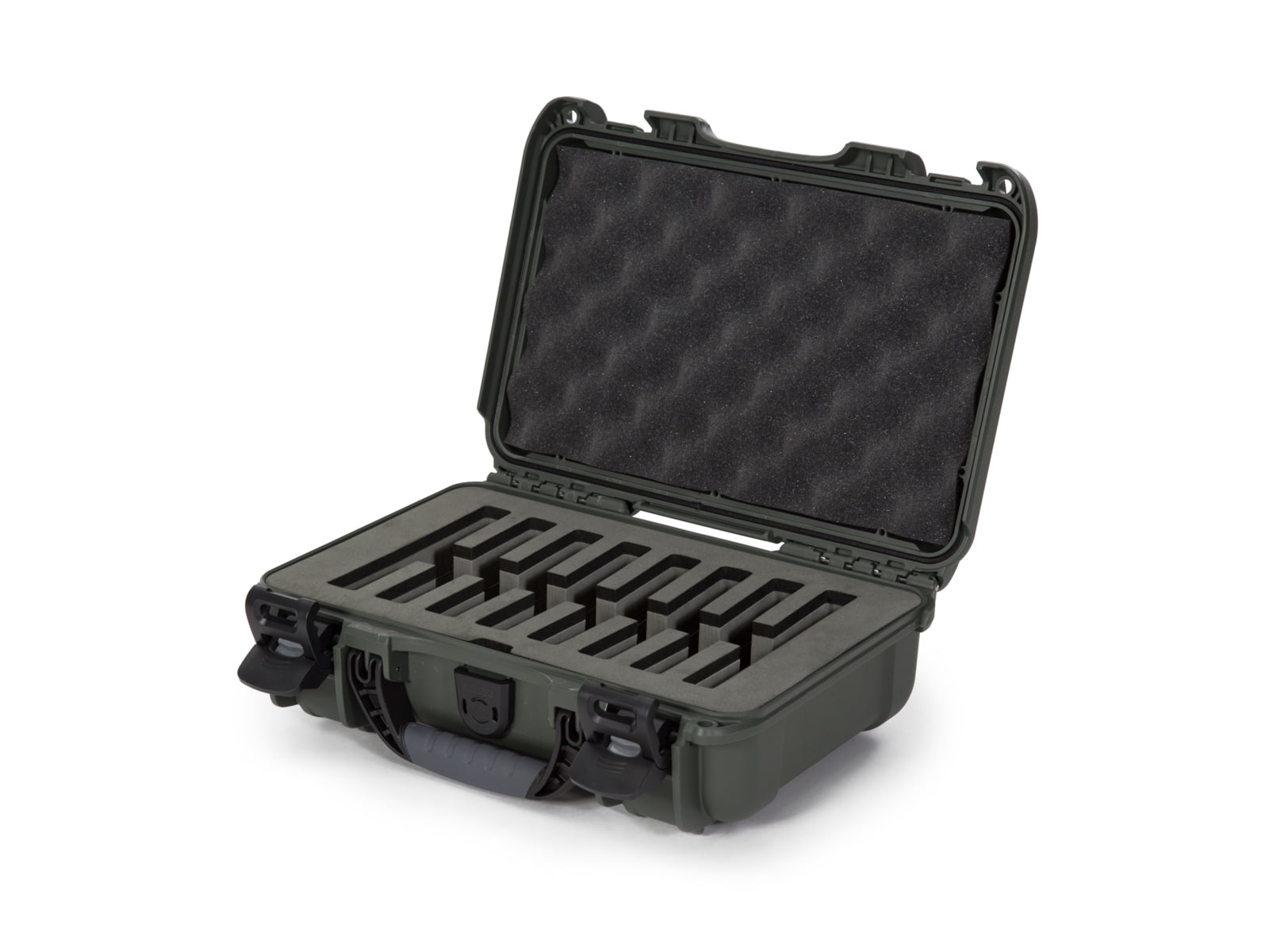 Nanuk 909 Case w/ Foam 8 Knives Olive Small