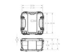 Nanuk 968 Protective Case w/ Cubed Foam Black Large