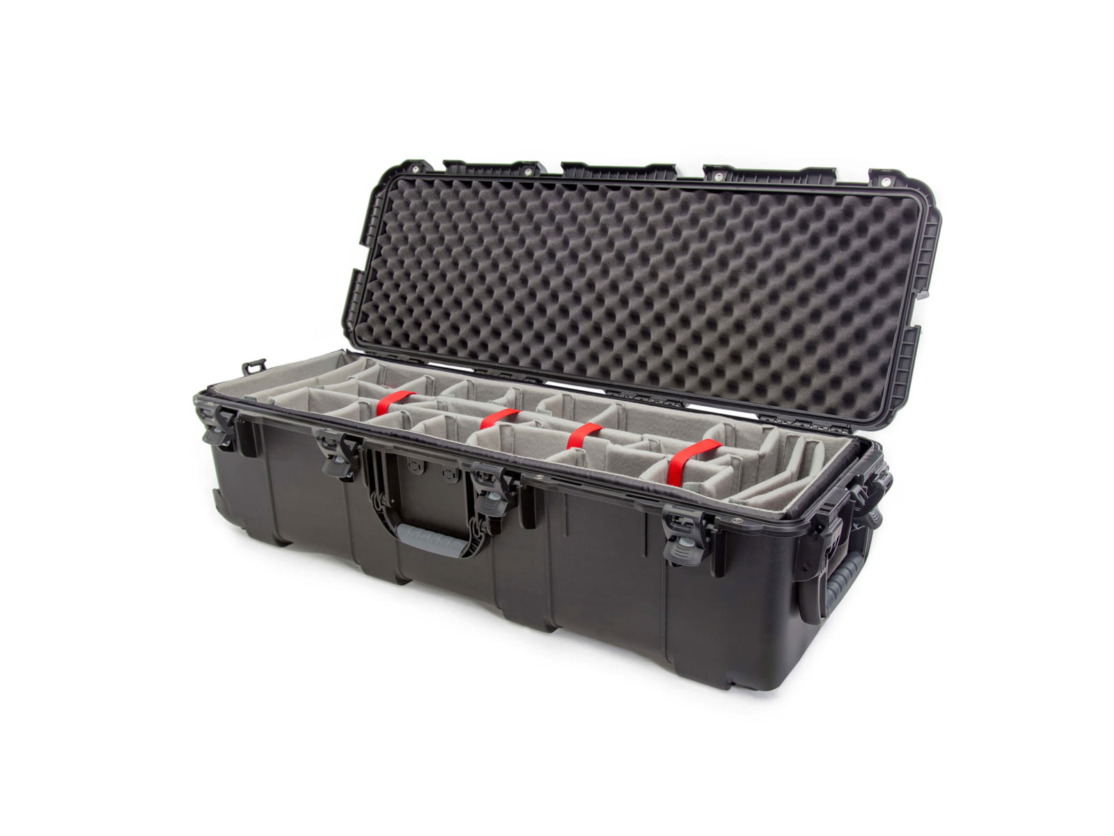 Nanuk 988 Case w/Padded Divider Black Long 988S-020BK-0A0
