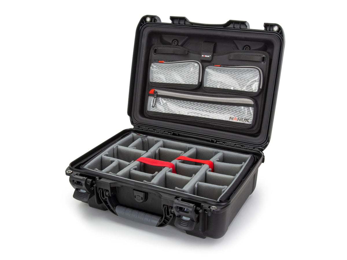 Nanuk 925 R Collection Case w/ Lid Organizer / Divider Black Medium 925SR060BK-0A0