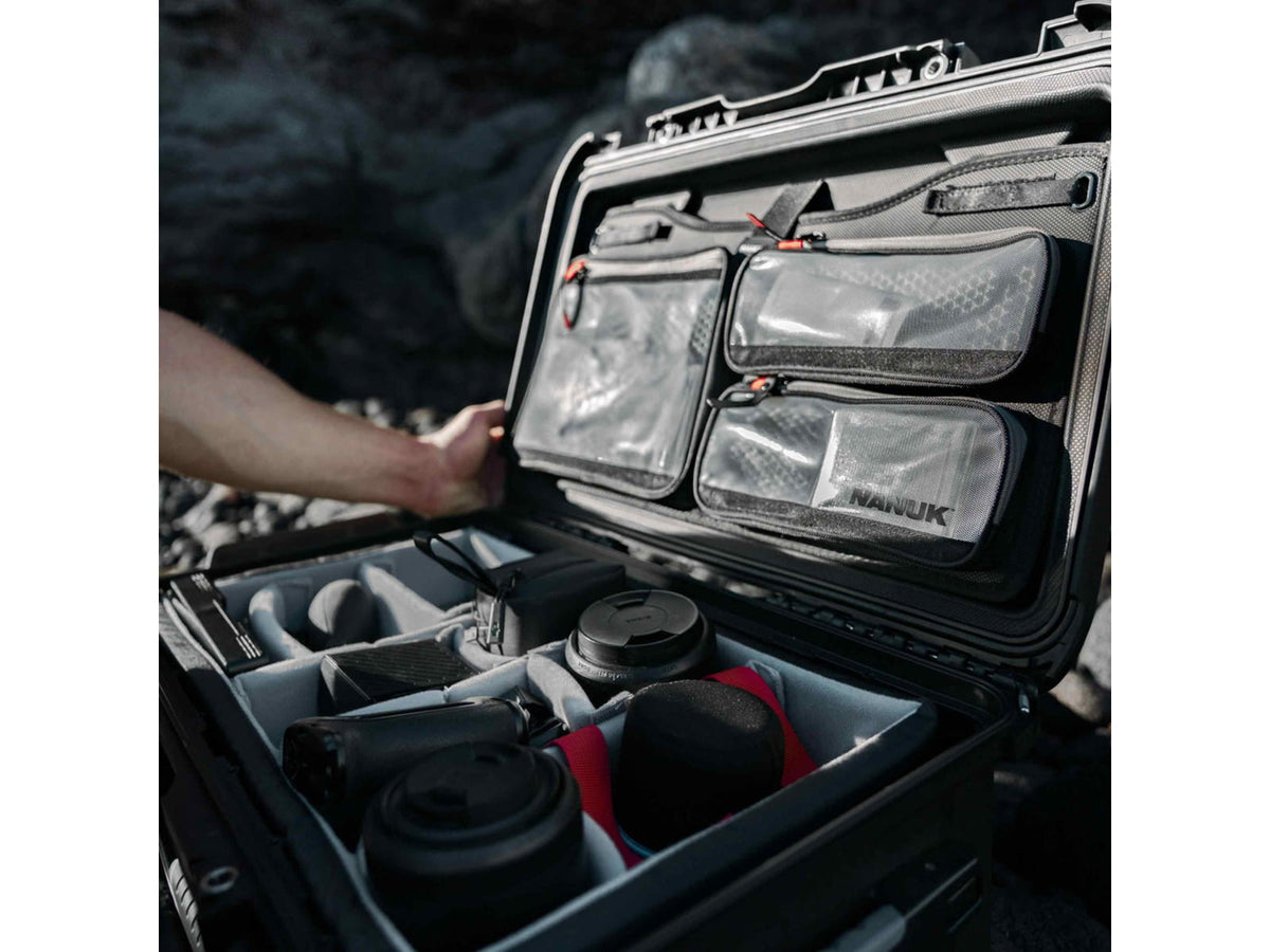 Nanuk 935 R Collection Case w/ Lid Organizer / Divider Black Large 935SR060BK-0A0