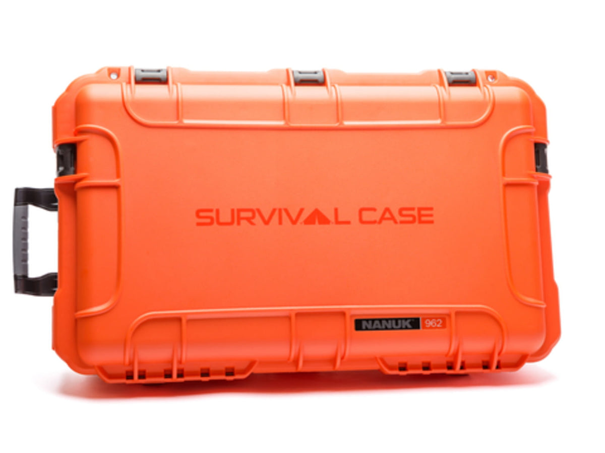 Nanuk 962 Empty Case w/Survival Logo Orange Large 962S-000OR-PA0-SRV01