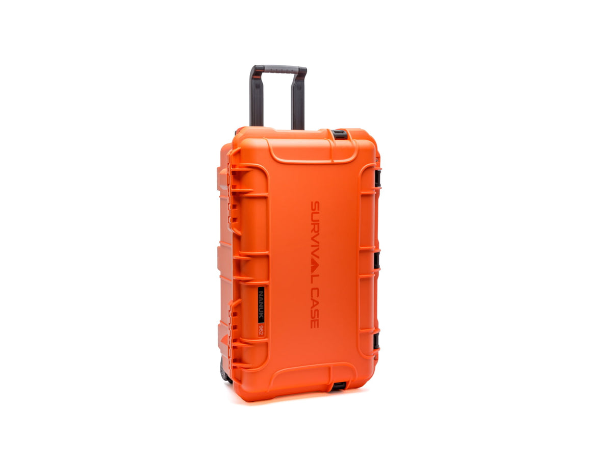 Nanuk 962 Empty Case w/Survival Logo / Lid Organizer Orange Large 962S-110OR-PA0-SRV01