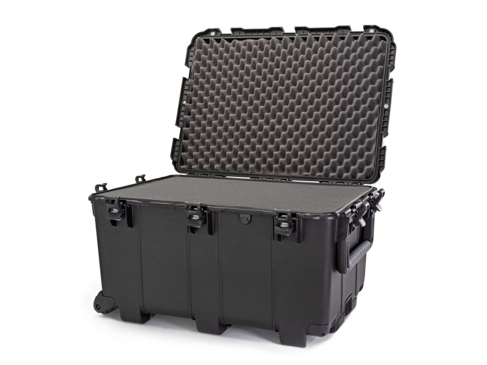 Nanuk 975 No Pull Handle Case w/ Wheels / Foam Black Large 975W-010BK-0A0