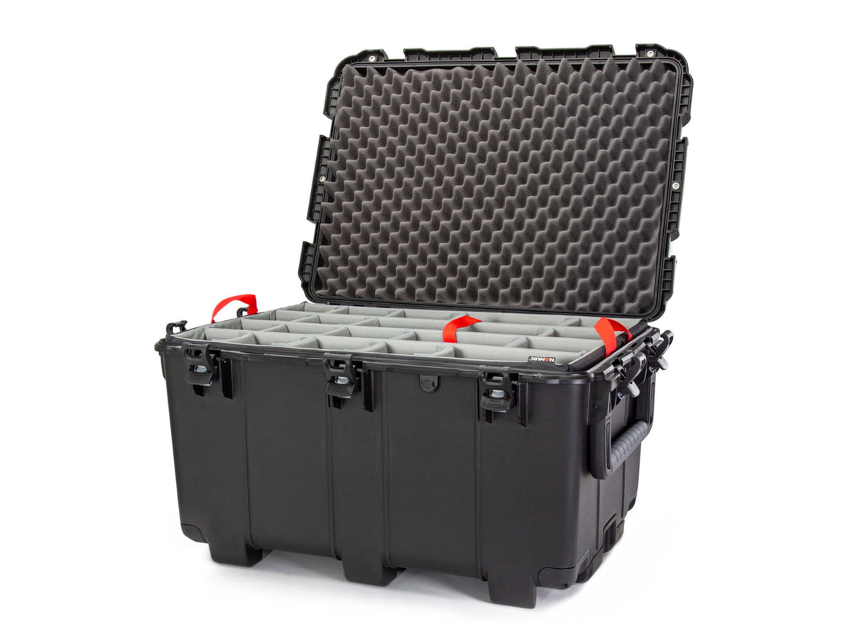 Nanuk 975 No Wheels Case w/ Padded Divider Black Large 975T-020BK-0A0