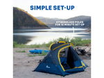 Napier Lite Pack Tent Blue/Gray/Yellow 7.3ft x 6.8ft 91200