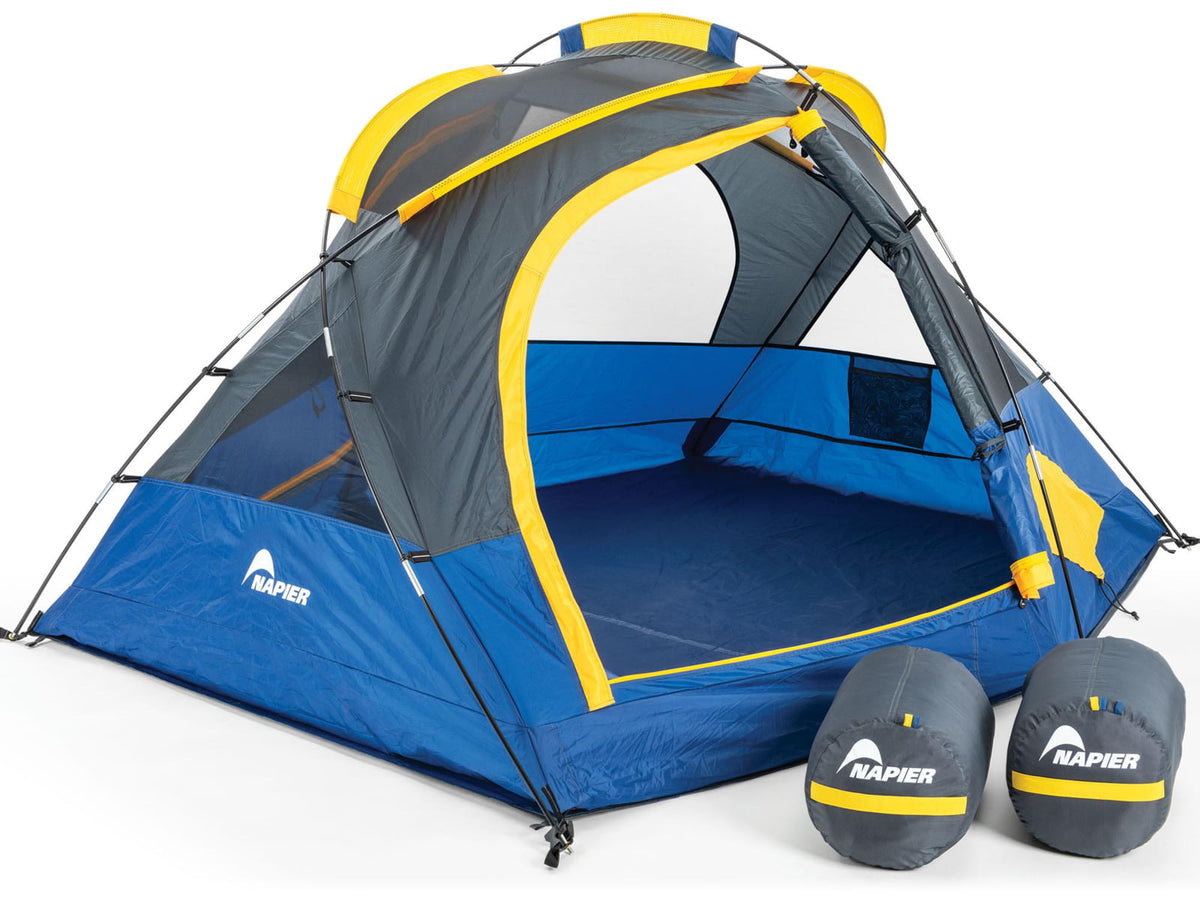 Napier Lite Pack Tent Blue/Gray/Yellow 7.3ft x 6.8ft 91200