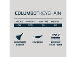 Nebo Columbo Keychain LED Flashlight AAA White 100 Lumens Black