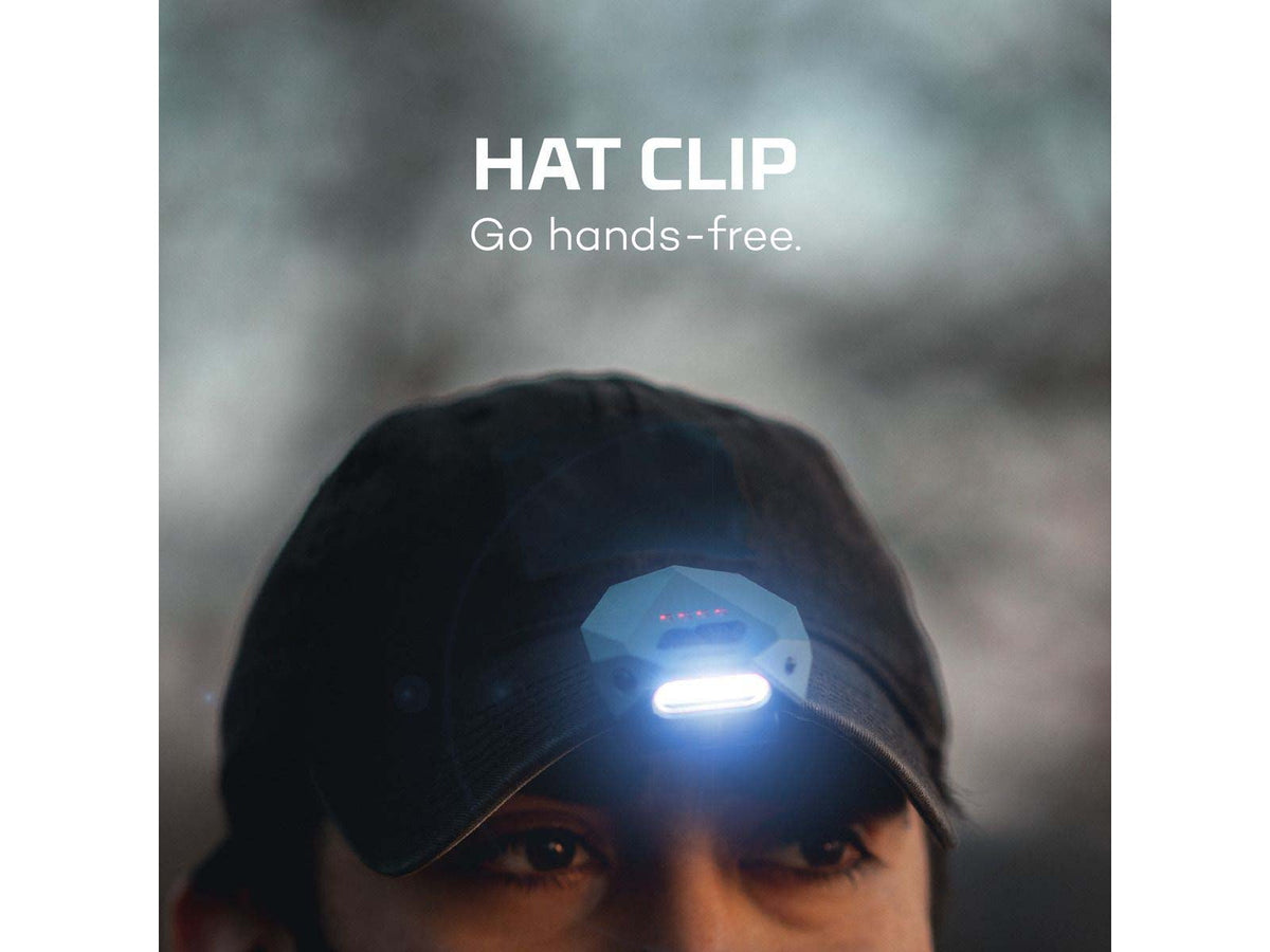 Nebo Einstein Cap Rechargeable Cap Light w/ Wave Activation Black NEB-HLP-0004