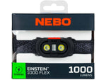 USED Nebo Einstein COB LED Headlamp Lithium Ion White 1000 Lumens Black
