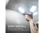 Nebo High Bright LED Light White 9000 Lumens Black