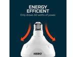 Nebo High Bright LED Light White 9000 Lumens Black