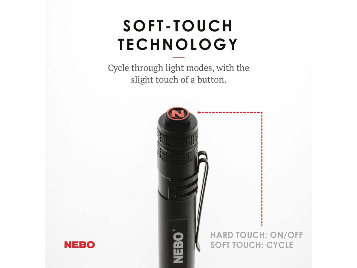 Nebo Inspector RC Rechargeable Waterproof LED Penlight 360 Lumens Black NEB-POC-0005