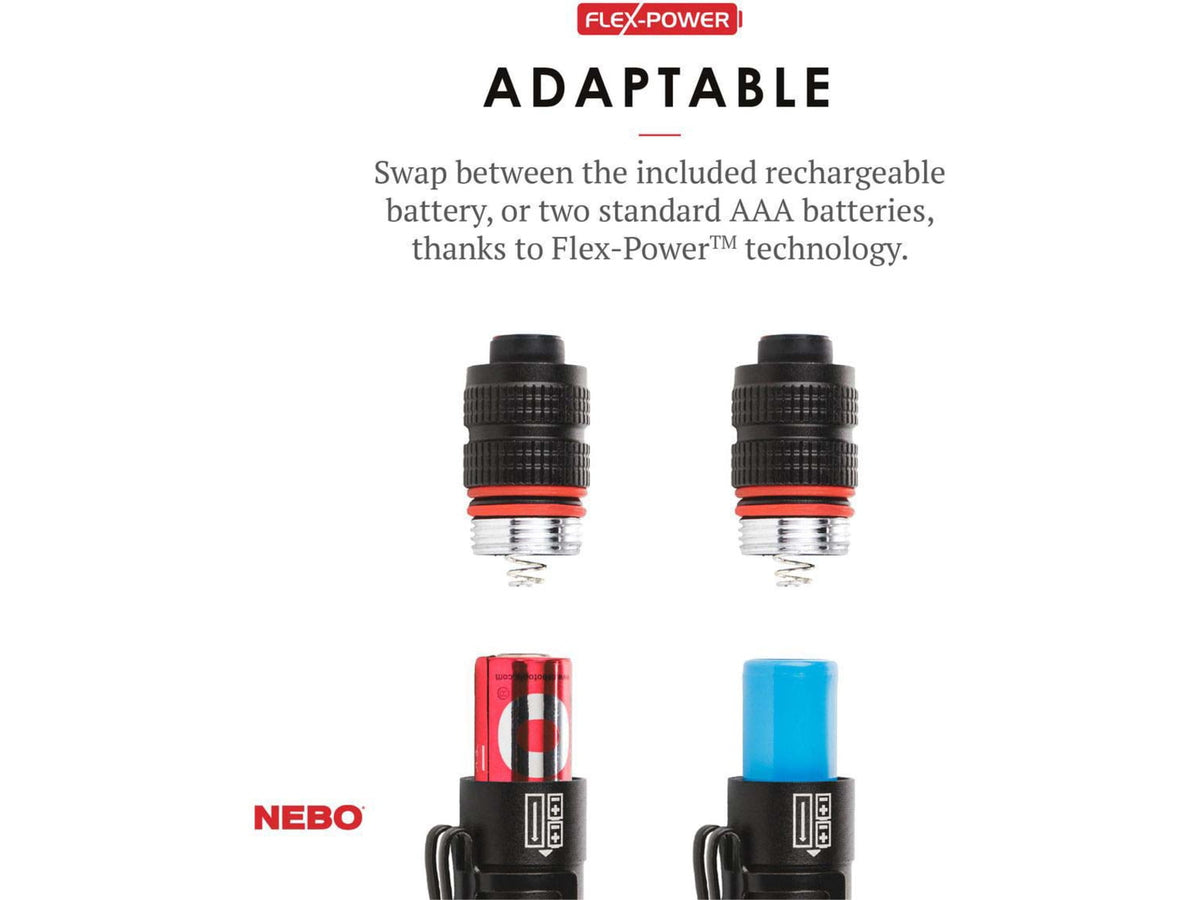 Nebo Inspector RC Rechargeable Waterproof LED Penlight 360 Lumens Black NEB-POC-0005
