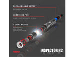 Nebo Inspector RC Rechargeable Waterproof LED Penlight 360 Lumens Black NEB-POC-0005