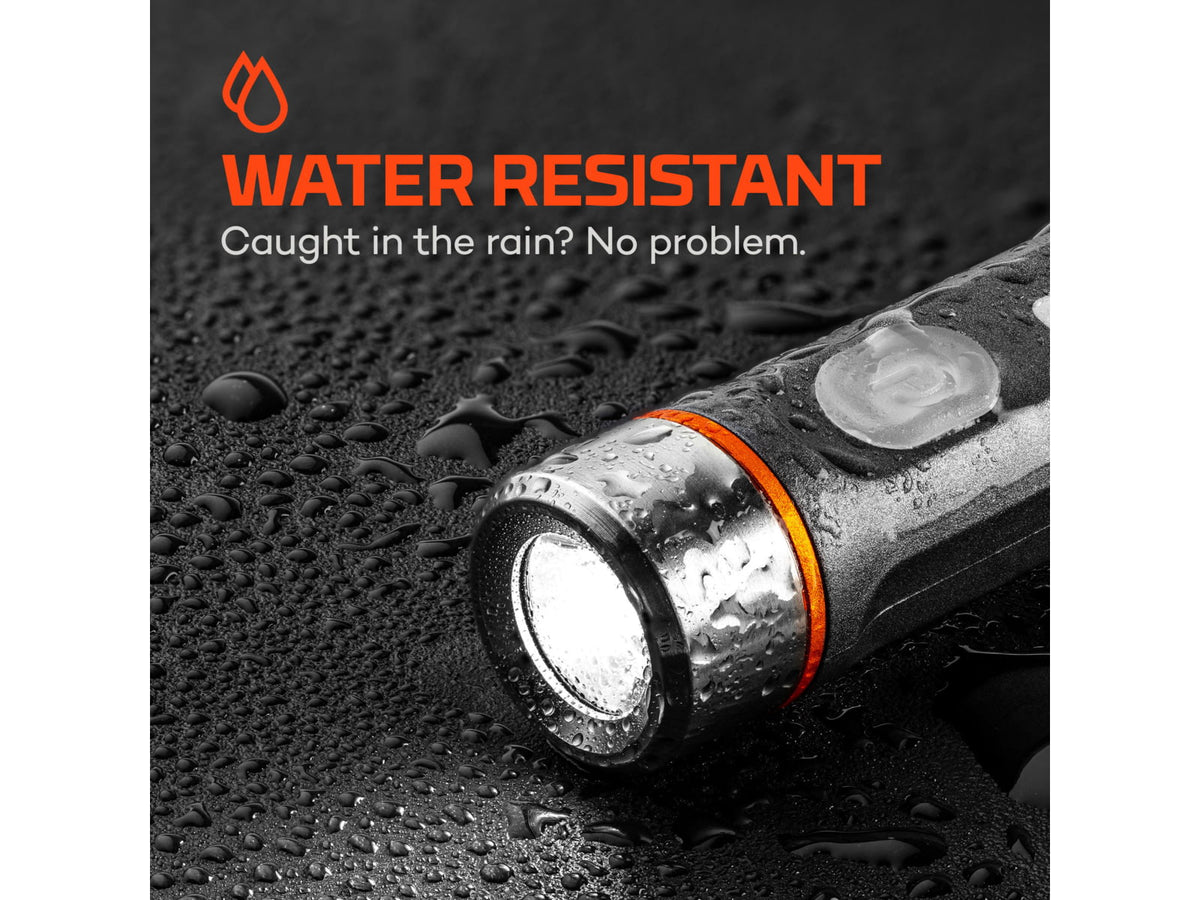 Nebo Franklin Flexbrite USB-C Rechargeable Battery 350 Lumens LED Flashlight Grey/Black NEB-FLT-1038