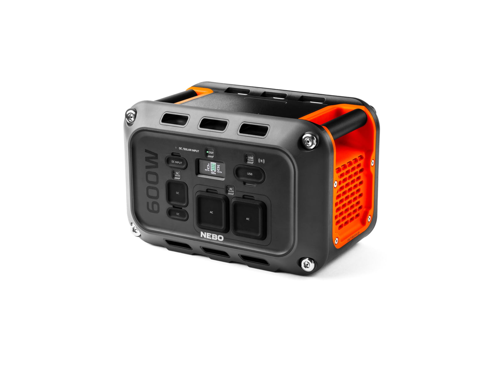 Nebo Intrepid 100 Portable Power Station Black/Orange NEB-PST-0005