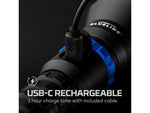 Nebo Luxtreme MZ60 Blueline USB-C Rechargeable 1000 Lumens Flashlight Black
