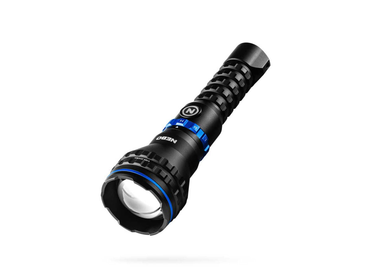 Nebo Luxtreme MZ60 Blueline USB-C Rechargeable 1000 Lumens Flashlight Black
