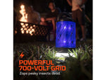 Nebo Mini Bug Zapper and LED Lantern 2000mAh Li-ion Battery Grey NEB-ZAP-0001