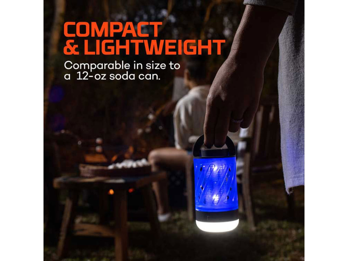 Nebo Mini Bug Zapper and LED Lantern 2000mAh Li-ion Battery Grey NEB-ZAP-0001