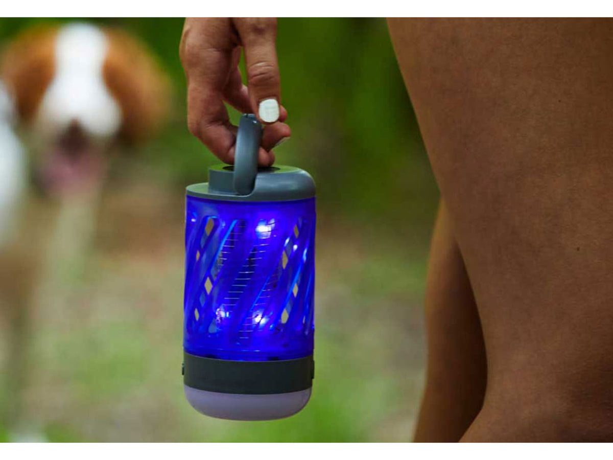 Nebo Mini Bug Zapper and LED Lantern 2000mAh Li-ion Battery Grey NEB-ZAP-0001