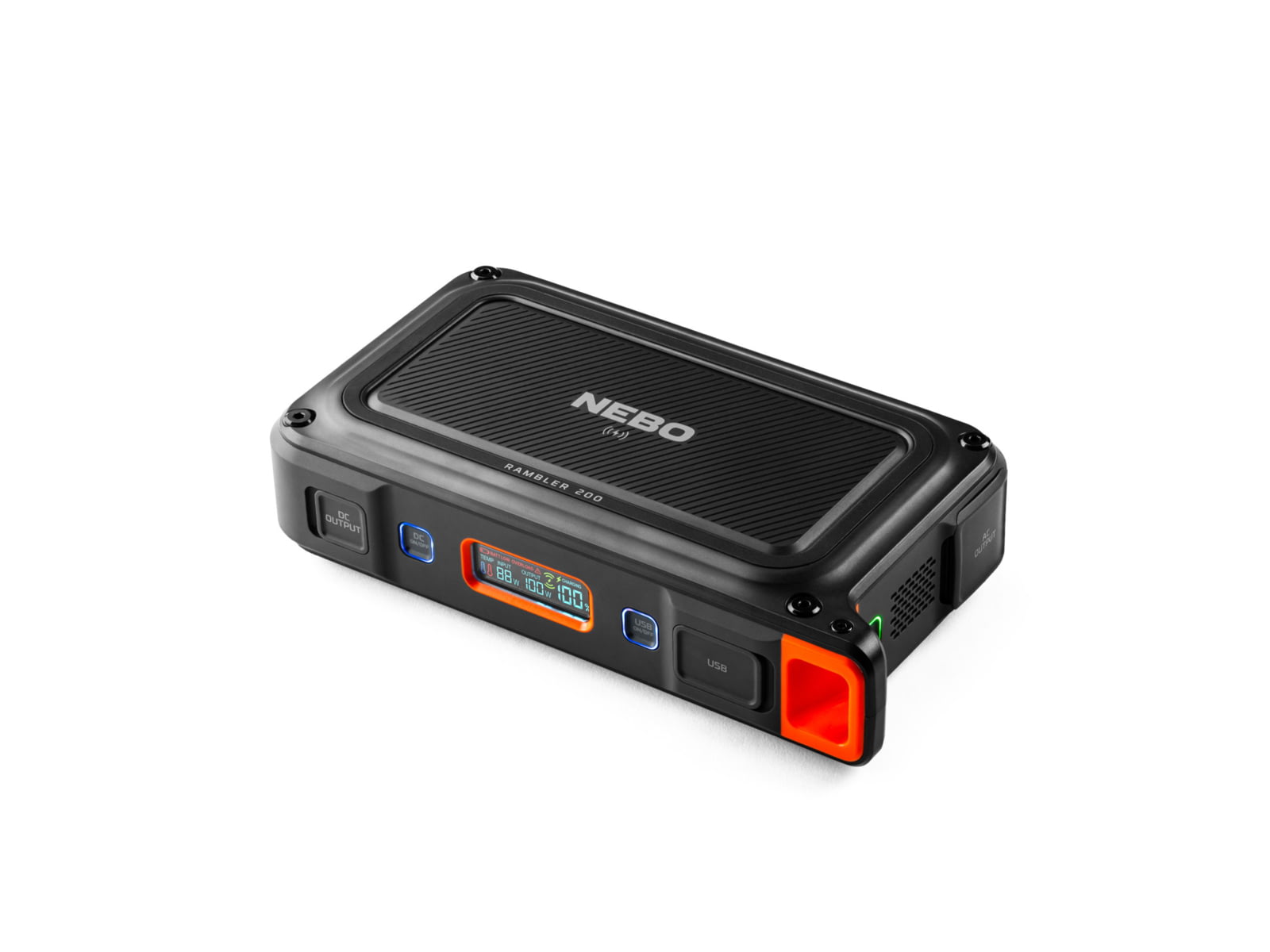 Nebo Rambler 200 Portable Power Station Black NEB-PST-0003