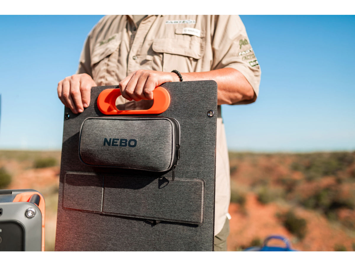 Nebo Reliance 100W Solar Panel Black/Orange NEB-ACC-0001