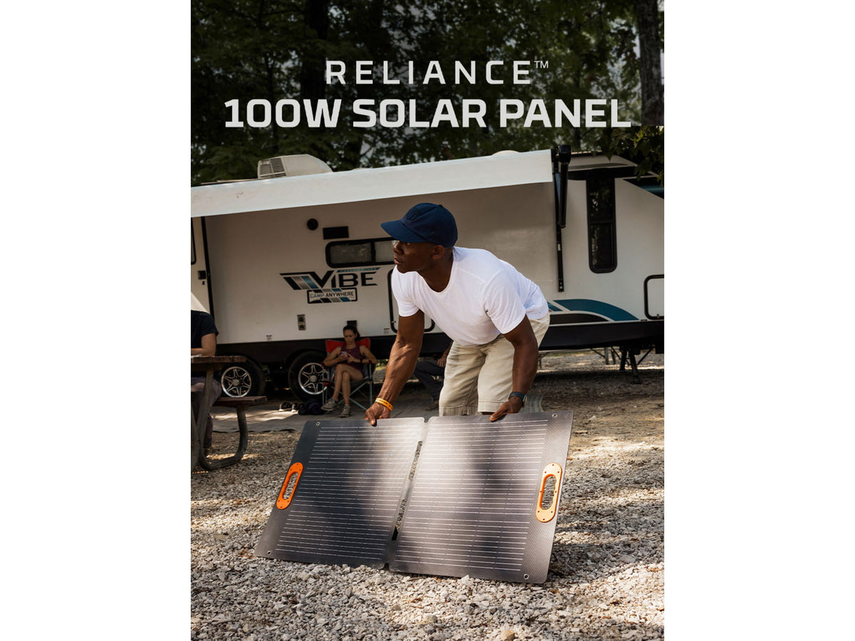 Nebo Reliance 100W Solar Panel Black/Orange NEB-ACC-0001