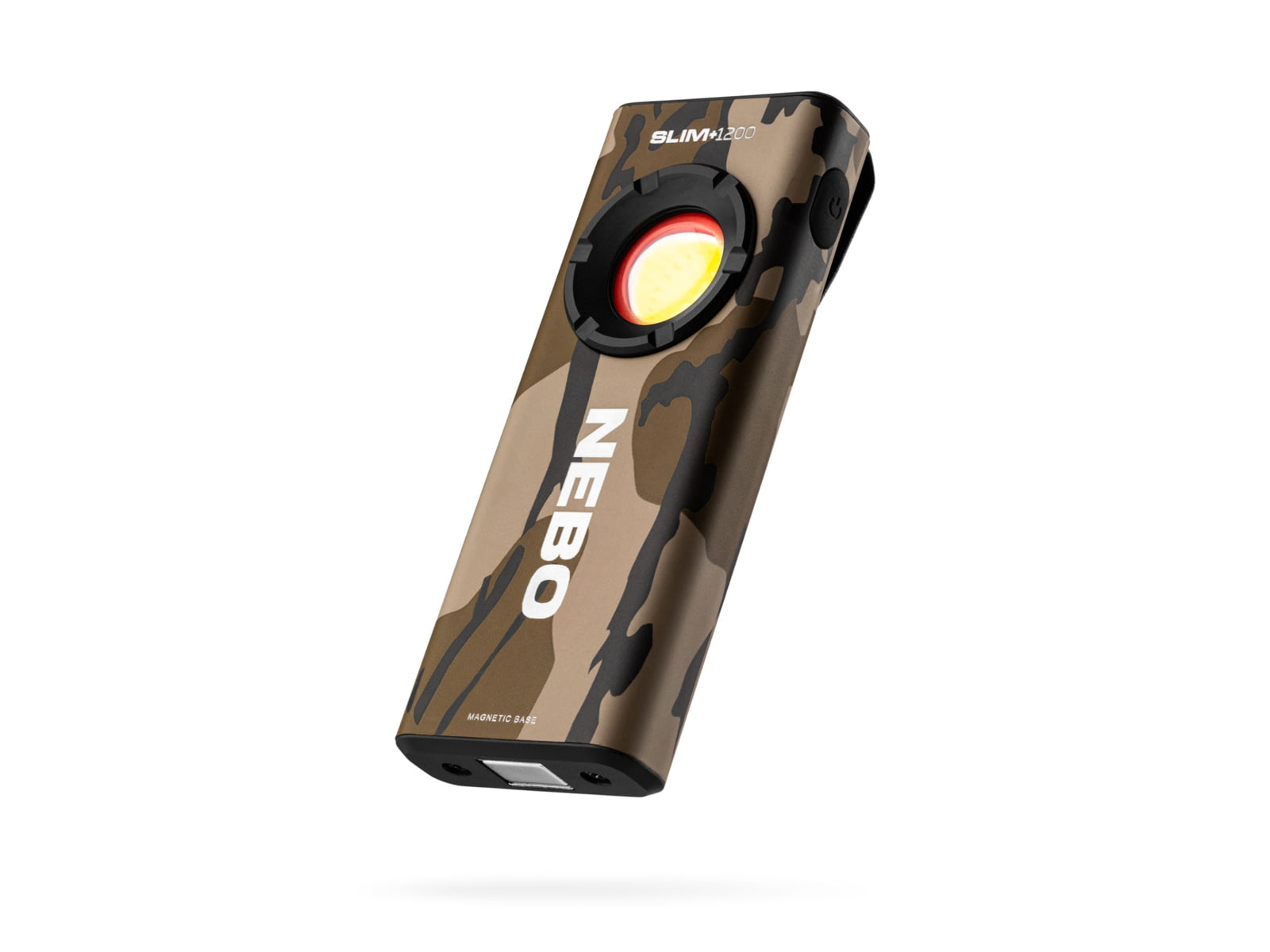 Nebo Slim+ 1200 Li-ion 803450 Rechargeable Battery 1200 Lumens LED Flashlight MossyOak Bottomland NEB-POC-0011