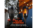 Nebo Solar Torch Zapper 1200mAh Li-ion Battery LED Lantern Black NEB-ZAP-0002