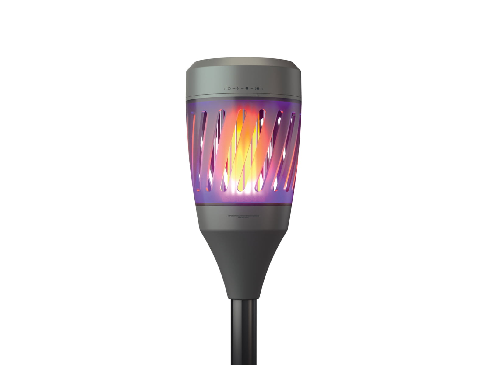 Nebo Solar Torch Zapper 1200mAh Li-ion Battery LED Lantern Black