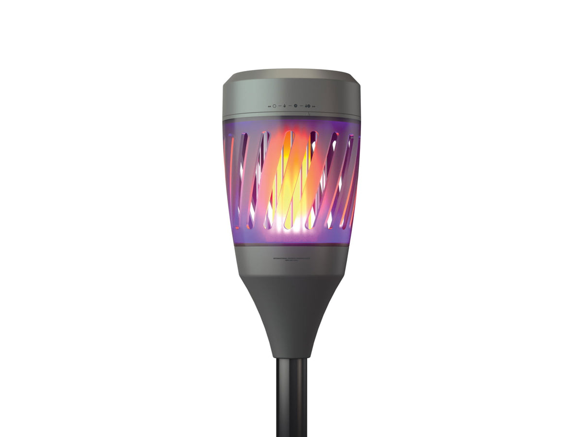 Nebo Solar Torch Zapper 1200mAh Li-ion Battery LED Lantern Black NEB-ZAP-0002
