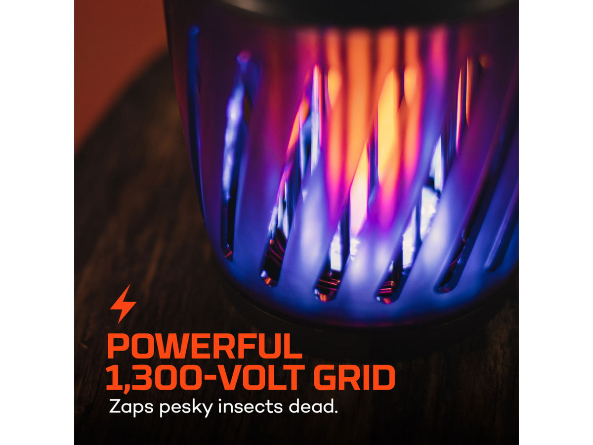 Nebo Solar Zapper and LED Lantern 2000mAh Li-ion Battery Black