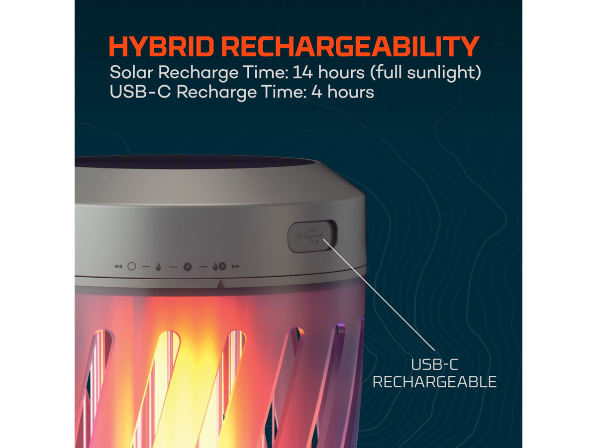 Nebo Solar Zapper and LED Lantern 2000mAh Li-ion Battery Black