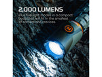 Nebo Torchy 2K Li-ion 18650 Rechargeable Battery 2000 Lumens LED Flashlight MossyOak Bottomland