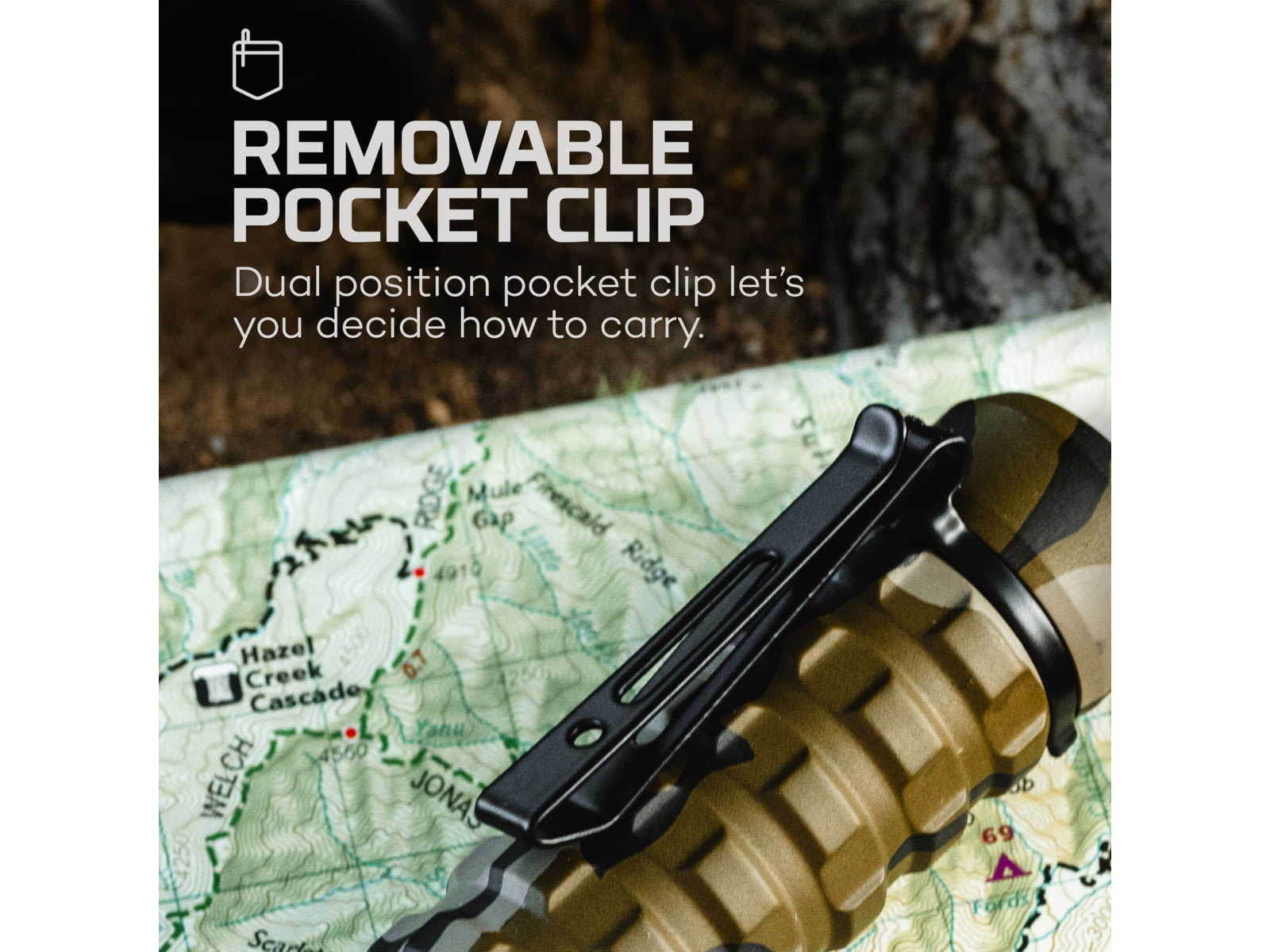 Nebo Torchy 2K Li-ion 18650 Rechargeable Battery 2000 Lumens LED Flashlight MossyOak Bottomland
