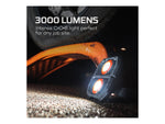 Nebo Omni COB LED Flashlight Lithium Polymer White/Red 3000 Lumens Black/Orange