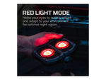 Nebo Omni COB LED Flashlight Lithium Polymer White/Red 3000 Lumens Black/Orange