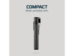 Nebo SLIM LED Flashlight Lithium Ion White/Red 1200 Lumens Black