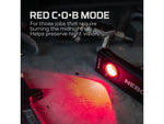 Nebo SLIM LED Flashlight Lithium Ion White/Red 1200 Lumens Black