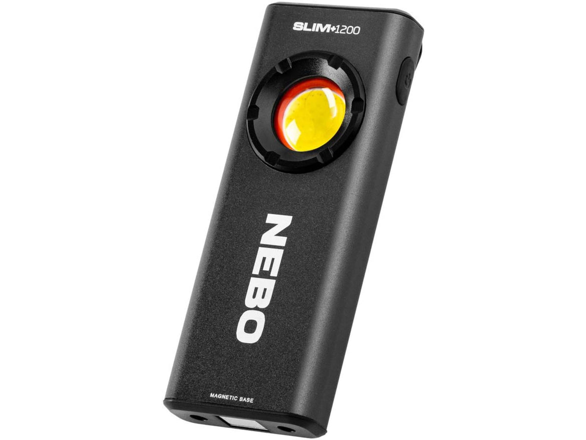 Nebo SLIM LED Flashlight Lithium Ion White/Red 1200 Lumens Black