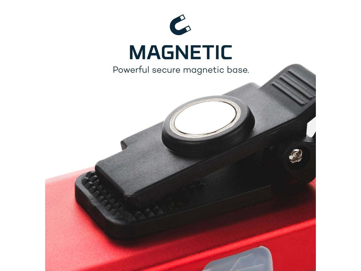 Nebo Slim Work Light w/Clip Hook and Magnetic Base Red