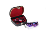Negrini Shooting Sports Eyewear Case Black/Bordeaux 3105LXX/5584