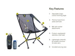 NEMO Equipment Moonlite Reclining Camp Chair Black Pearl 811666036735