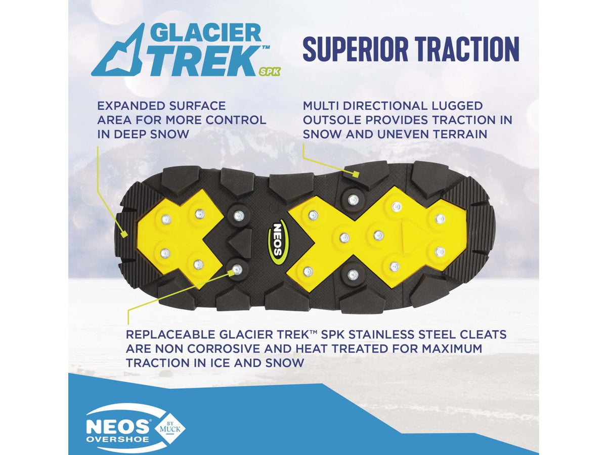 Neos Voyager Glacier Trek Spike Overshoes Black M