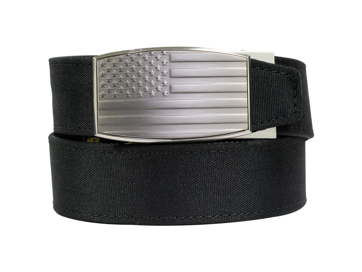 Nexbelt Aston USA Embossed EDC Gun Belt 1.5 in Black One Size PCS3163