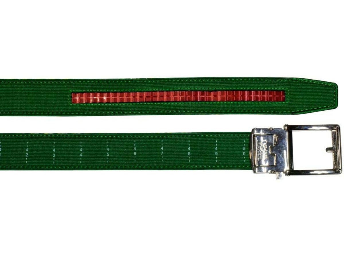 Nexbelt Braided Augusta Golf Belt Green/White/Yellow PCD9466