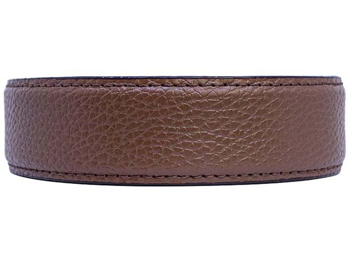 Nexbelt Pebble Grain Strap Belt Cognac
